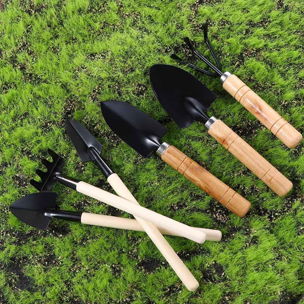 7 Pcs Succulent Gardending Hand Tools,Miniature Fairy Garden Small Plants Care Tool Sets,Mini Garden Tool Set-Small Shovel Rake Spade Soil Scoops