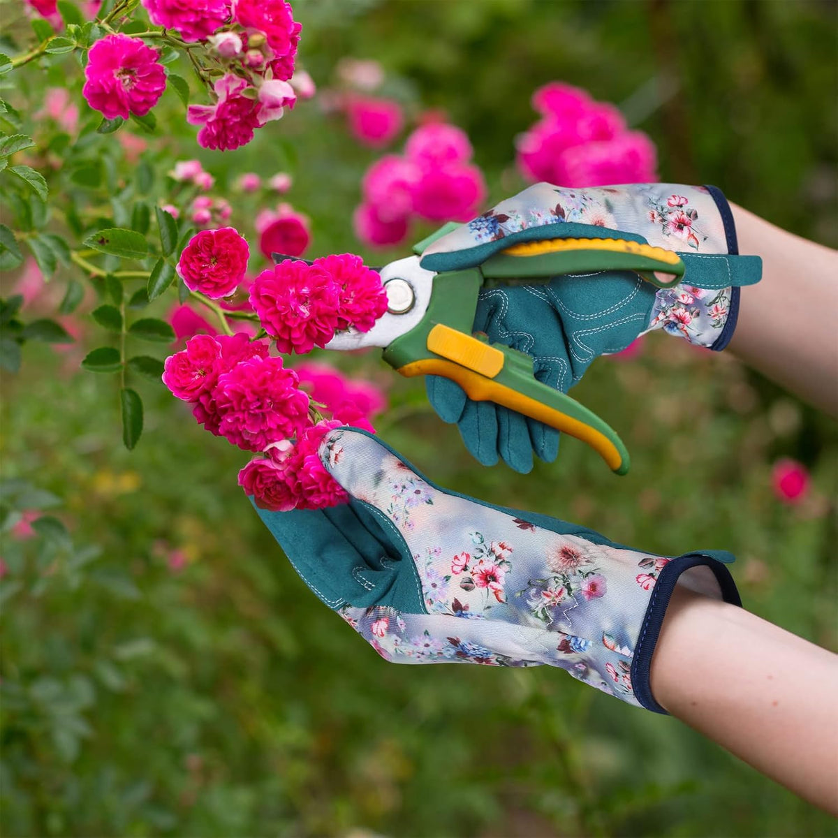 Gardening Gloves for Women, Leather Garden Gloves