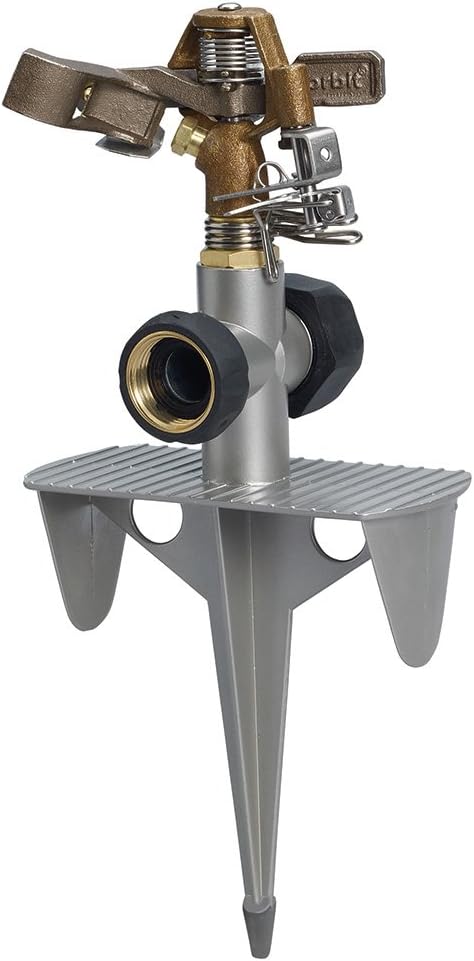 Brass Impact Sprinkler, Zinc Spike Base, Adjustable - 56946