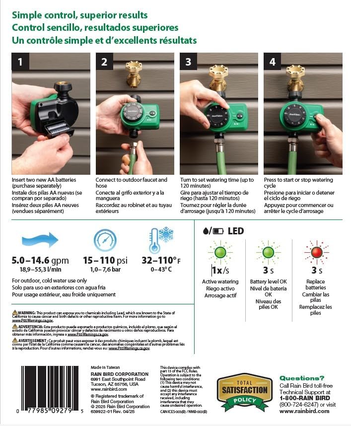 1ZEHTMRP Professional Irrigation Controller