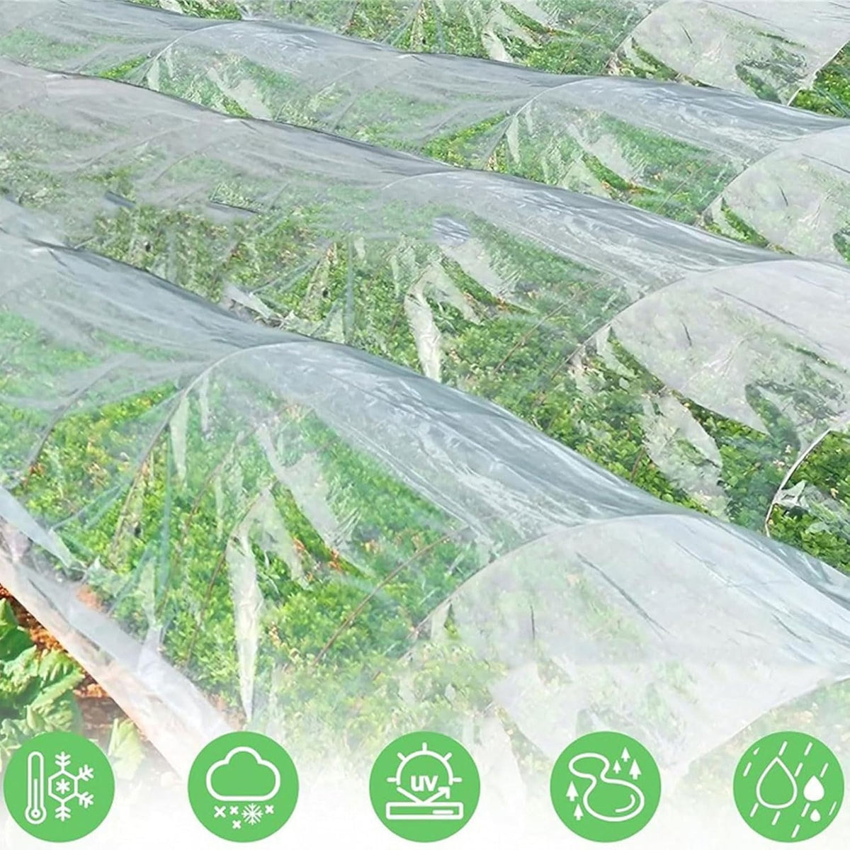 8X25/10x30/10x50ft Rectangle Protections Floating Row Covers Plant Blanket Garden Winterize Covers Winter Plant Protector