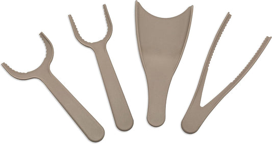 Mini Garden Hand Transplanting Succulent Cacti Cactus Tools Miniature Planting, Set for Fairy Garden, Potting, Houseplant, Bonsai Tools, Bonsai Kit, Shovel, Fork, Green
