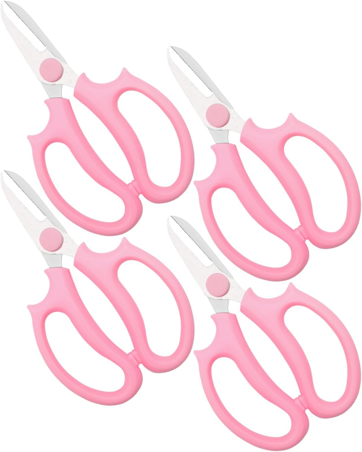 Flower Scissor, Scissors for Cutting Flowers, 12Pcs Pink