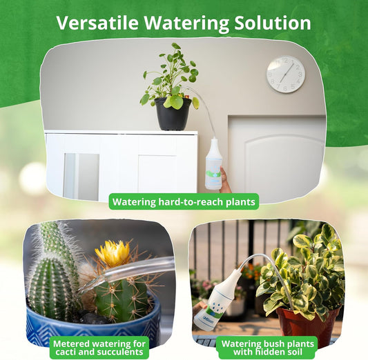 32 Oz Squeeze Bottle for Hanging Plants, Squirt Bottle/Water Container for Outdoor/Indoor Hanging Plant Made in The USA (Great Alternative for Outdoor/Indoor Watering Can)