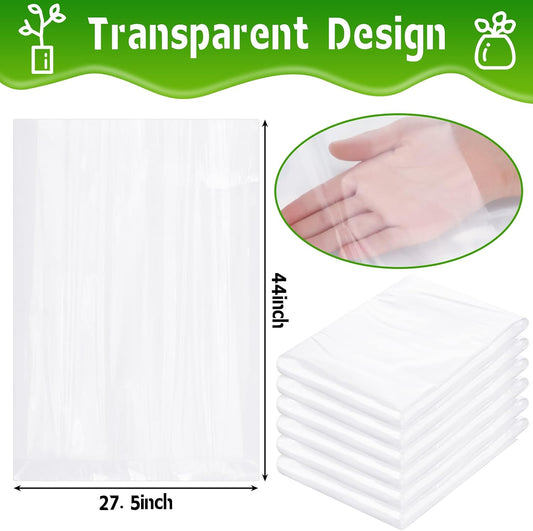 6 Pcs Winter Plant Covers Freeze Protection, 27.6 x 43.3 Inch