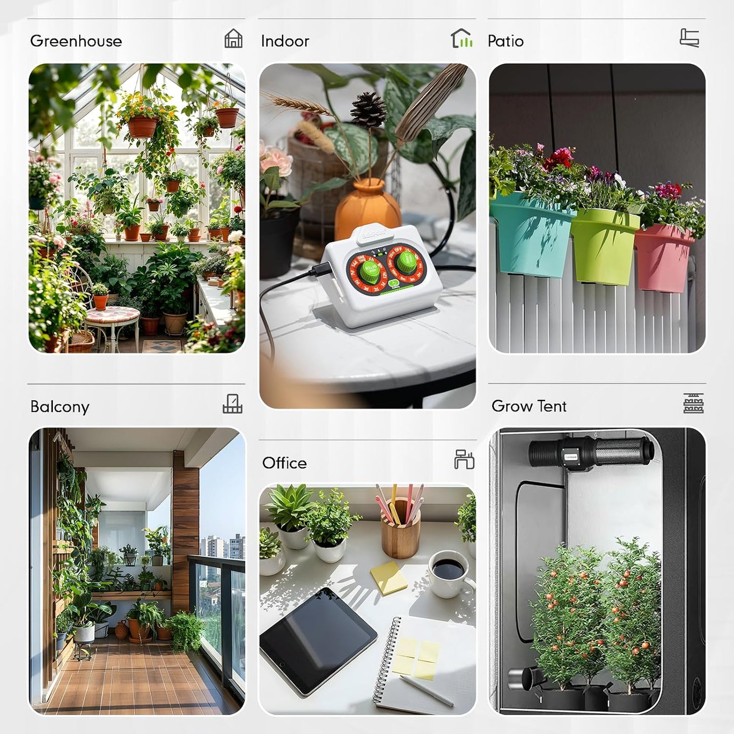 Easy-Setup Automatic Plant Waterer Indoor for Pot Plant Adjustable Water Output,Battery Powered Outdoor IP54 Waterproof Drip Irrigation System Device Kit Beginner-Friendly Water 10-15 Plants