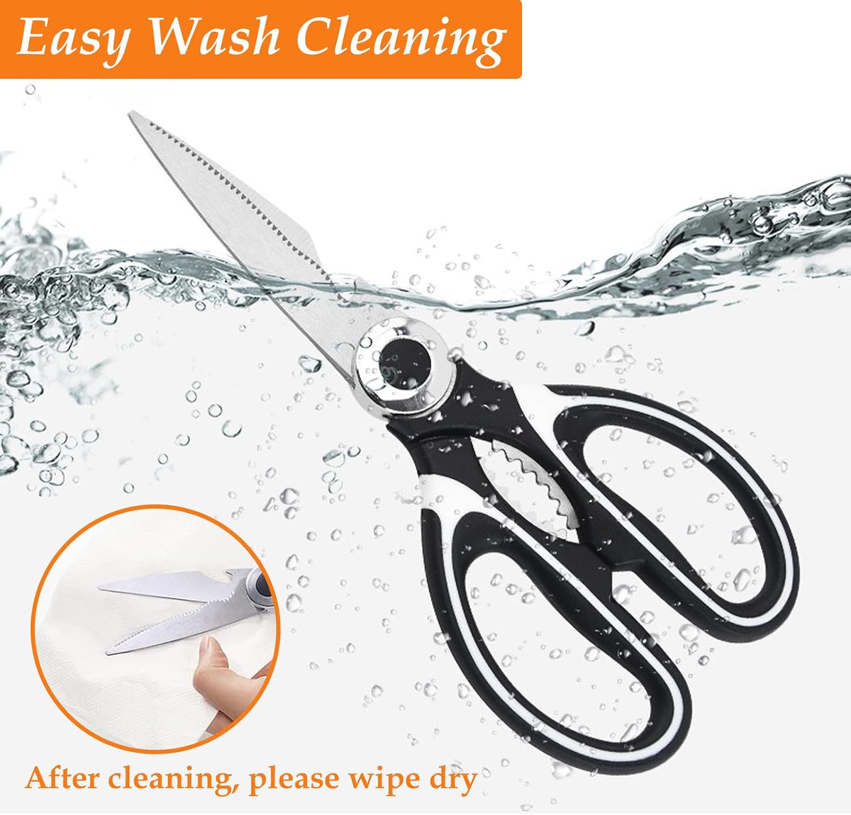2 Pcs Multifunctional Garden Shears Flower Scissors