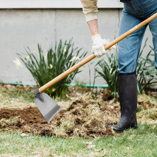 Garden Hoe Head Stainless Steel Hoe Garden Tool for Weeding Digging Soil Loosening Planting and Bonsai Transplanting Outdoor Gardening Gadget 7.67 X 6.10 X 1.96 in