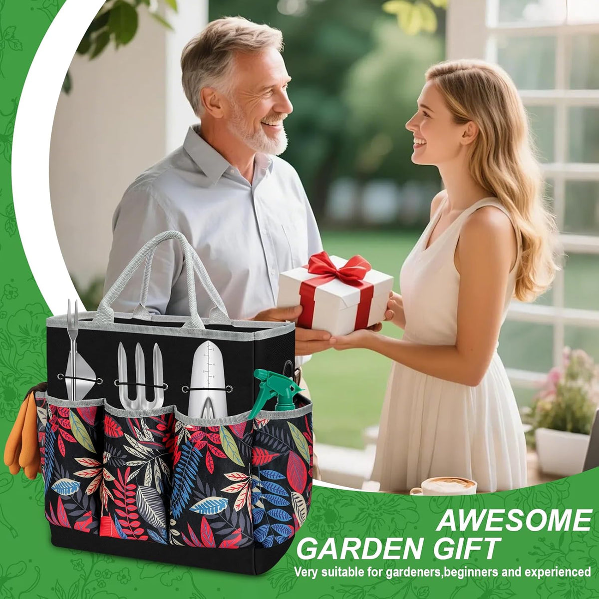 22Pcs Gardenings Tool, Heavy Duty Garden Hand Tools Gifts for Women Men