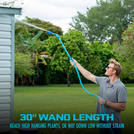 AJ-WW30-TND Telescoping Watering Wand, 30-inch, 3 Spray Patterns, Tornado Spray