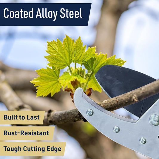 Anvil Lopper Replacement Blade - Large Coated Alloy Steel Blade for Double Ratcheting Anvil Loppers for Tree Trimming Heavy Duty Pruners - Gardening Tools