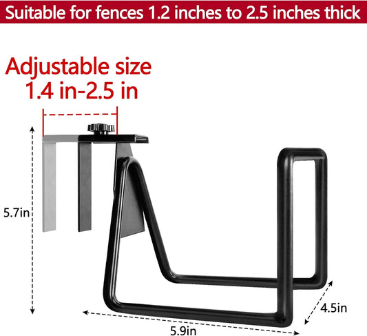 2 Pack Garden Hose Holder, Heavy Duty Wall Mount Hose Hanger