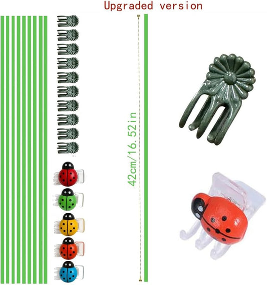 16.5Inch Plant Support Stakes 10Pcs for Garden Plants and Flower