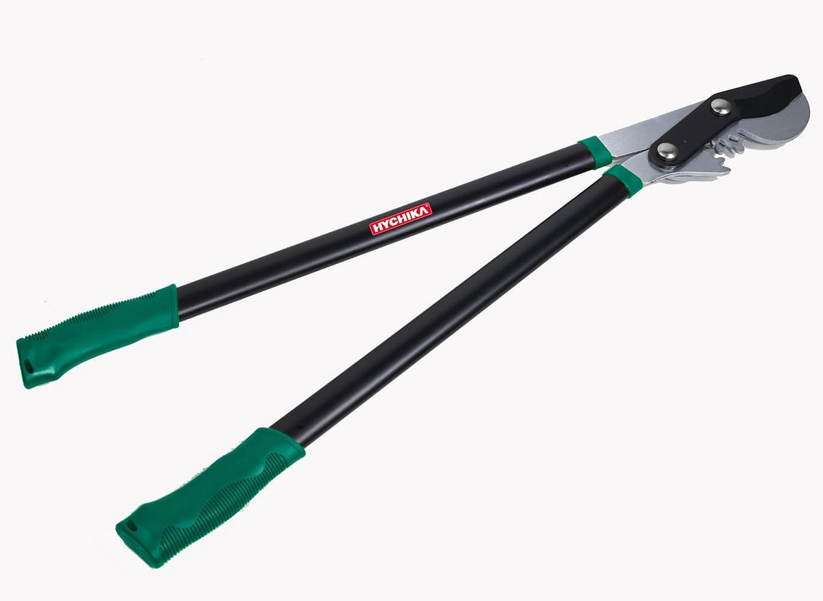 HYCHIKA Garden Hedge Shears 111CM, Telescopic Shears for Gardening, Garden Loppers, High Carbon Steel Blades for Precision Cutting, Blade Length: 214mm, Hedge Clipper for Hedges, Shrubs, and Grass
