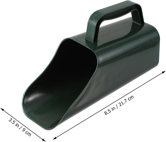 Garden Soil Scoop Plastic Bucket Shovel 8.54 Inch for Planting Succulents Soil Sifting and Transplanting Tool