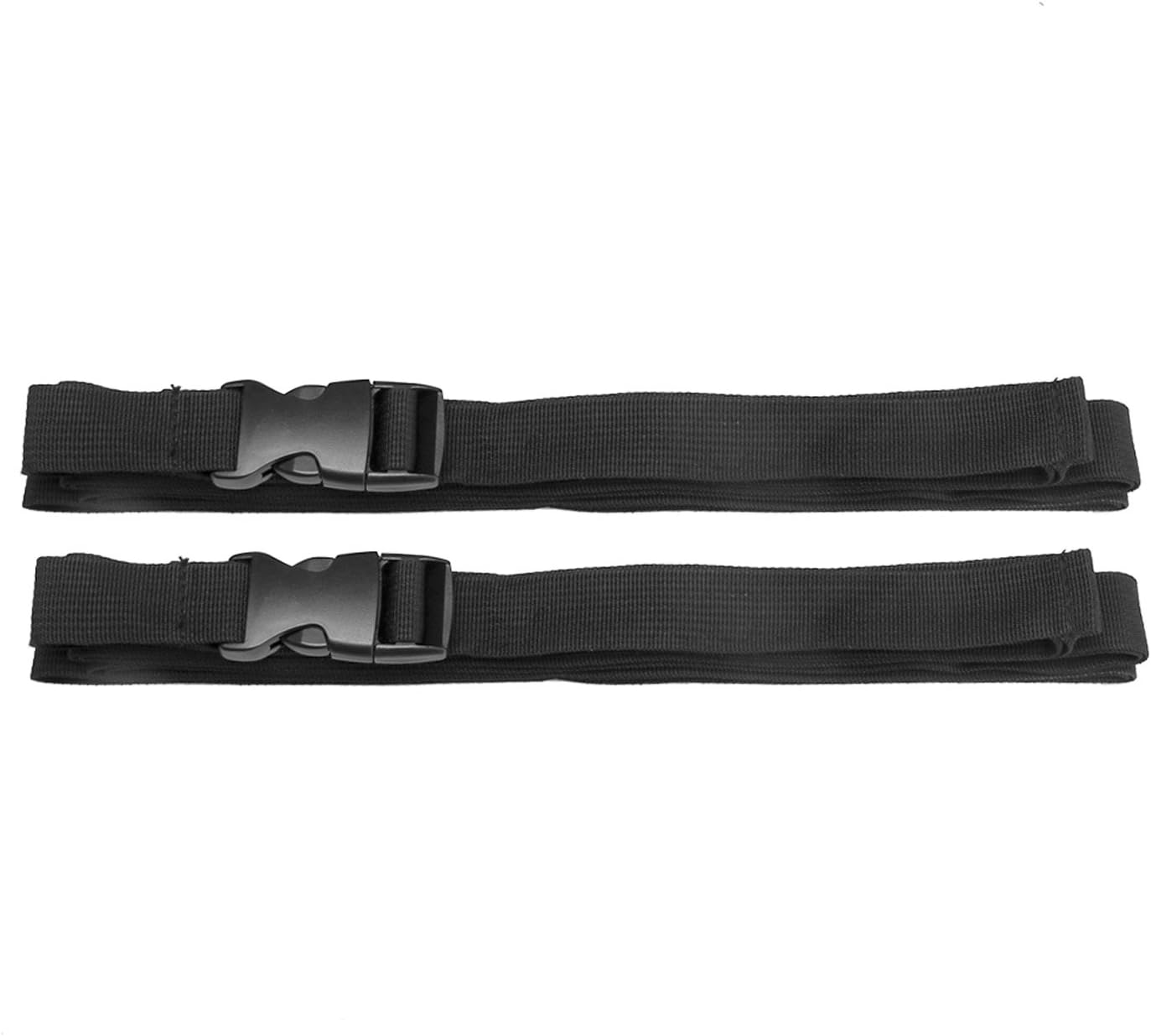 2-Pack 13 Feet Nylon Straps with Quick Release Buckle, 1-Inch Wide Adjustable Utility Lashing Straps for Car Roof Rack, Bike, Mattress, Camping Gear, Moving, Storage, General Securing