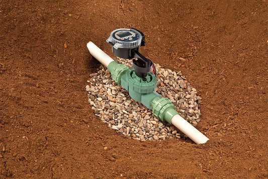 57860 Outdoor Battery-Powered Water Sprinkler Timer with 1-Inch. FPT Jar Top Automatic Sprinkler Valve