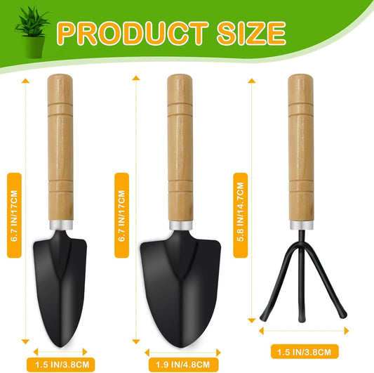 Mini Garden Tools for House Plants,Small Trowel,Mini Shovel and Hand Rake