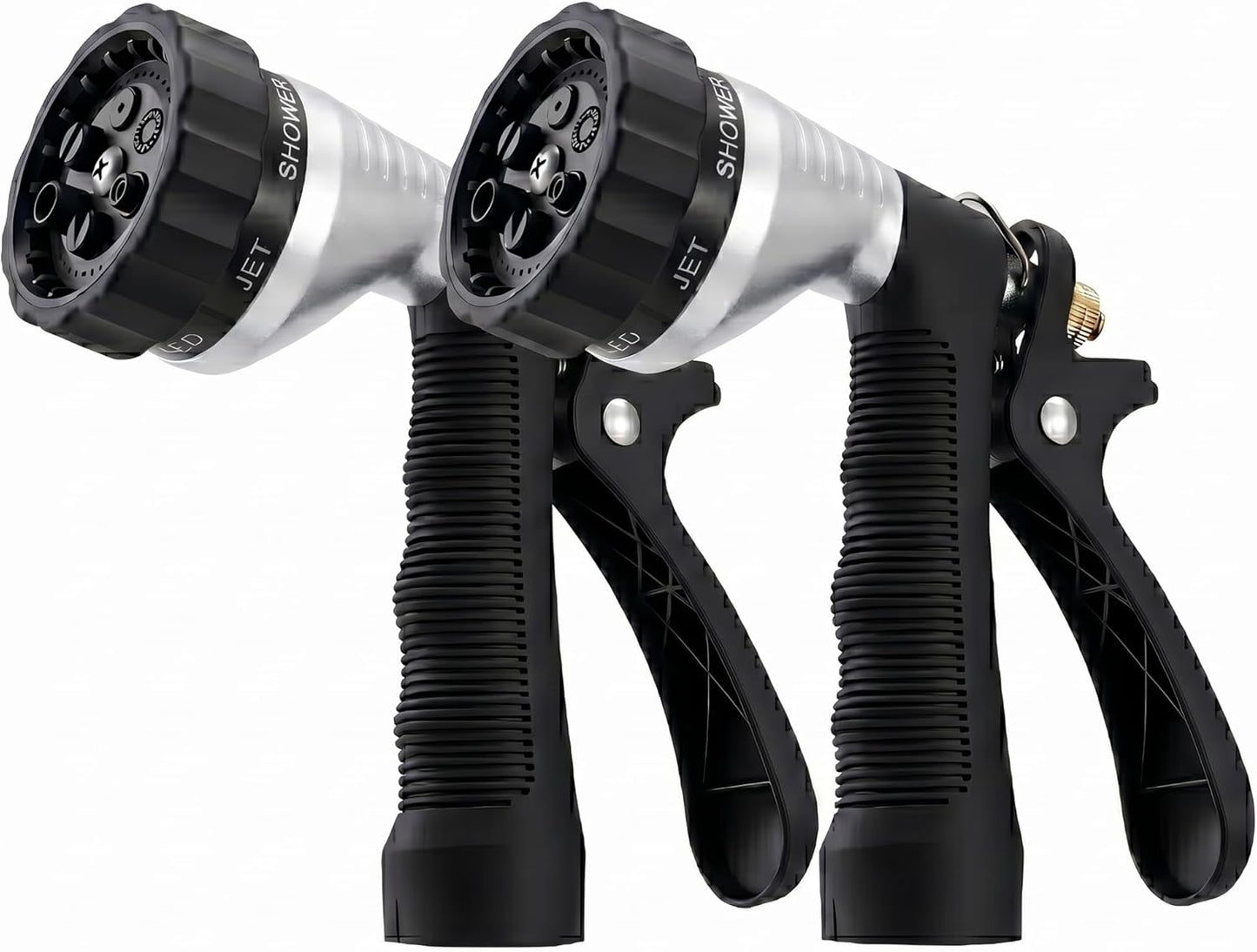 Water Hose Nozzle Spray Nozzle, Metal Garden Hose Nozzle with Adjustable Spray Patterns, Perfect for Watering Plants, Washing Cars and Showering Dogs & Pets