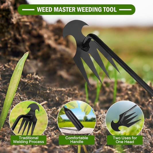 Weed Puller Tool Garden Weed Pulling Tool, Garden Hand Rake Tool