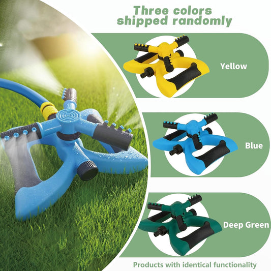 Sprinkler for Yard Rotary Garden Sprinkler, Large Coverage Lawn Watering System for Yards(Suitable for DN: 1/2 inch Pipes)