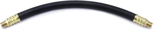 Air Compressor Hose, 3/8" X 15" Air Hose, 300 PSI Max Working Pressure, 1/4" Male NPT To 1/4" Male NPT Connections, 2 Pack