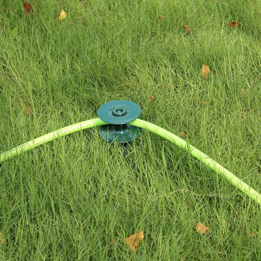 Hose Guide Spikes, 4 Pack Hose Guide on Zinc Spike Garden Hose Guide Spike Orbit Garden Hose Guide with Metal Spike Water Hoses Spike for Plant Protection Yard Garden