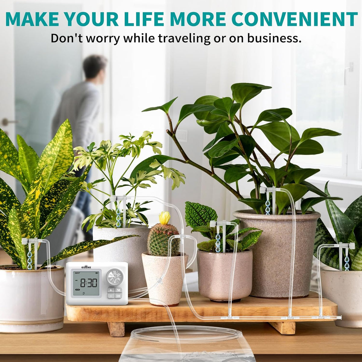 Automatic Plant Waterer for 15 Potted Plants