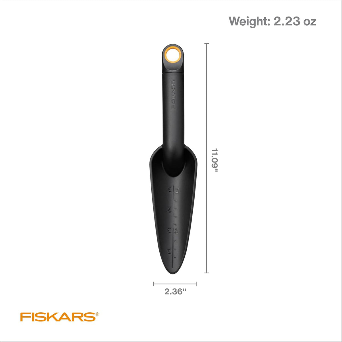 Eco Trowel with Curved Spade, Ergonomic Handle, UV Resistance, Durable, Eco-Friendly Tool for Planters and Garden Beds