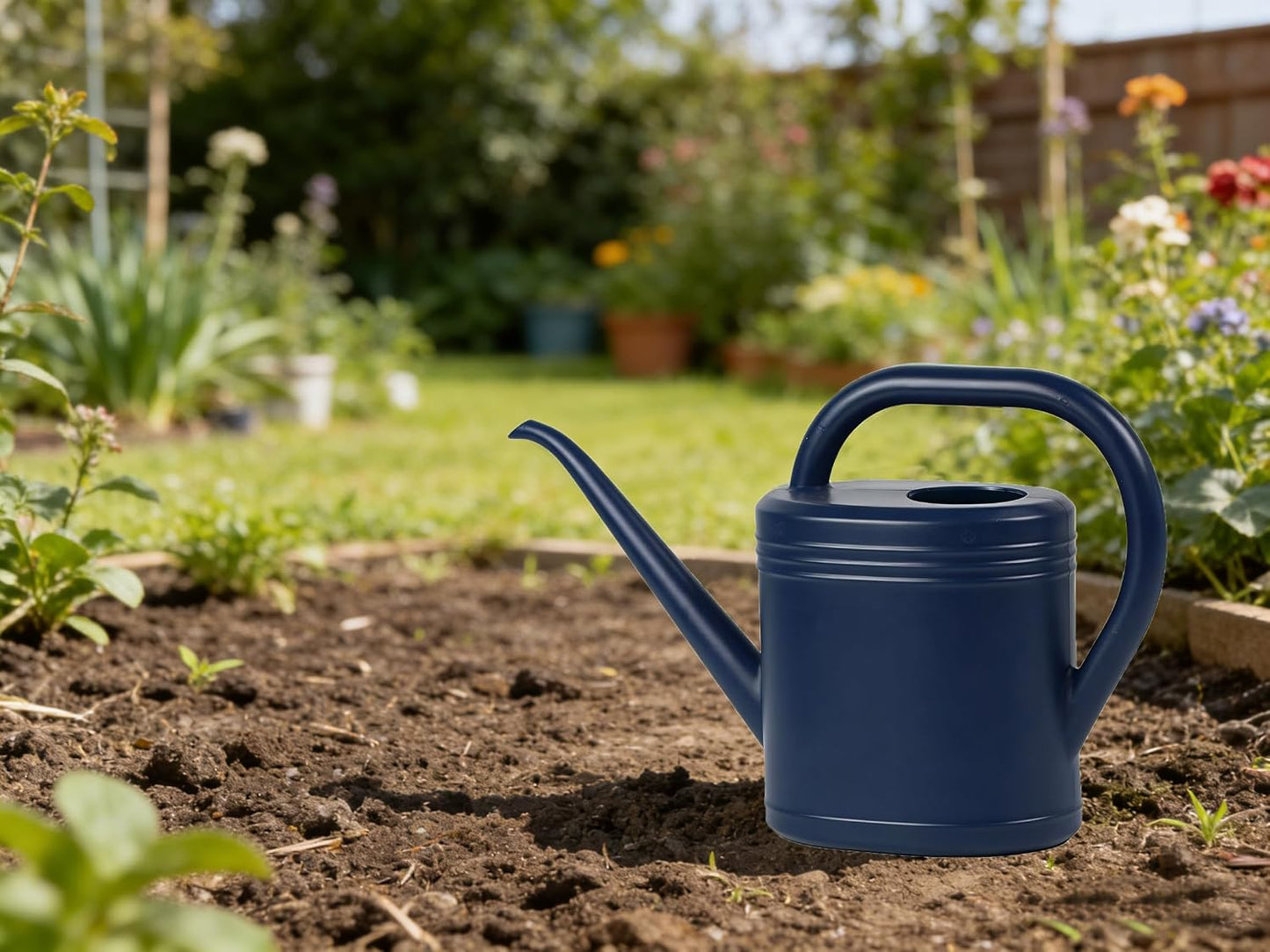 0.5 Gallon Watering Can for Indoor & Outdoor Plants - Small Watering Can with Long Spout for Precise Watering - Ideal for Bonsai, Seedlings, Houseplants, Flowers & Greenhouses