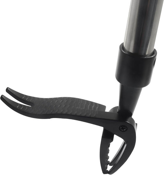 Weed Puller, Black Claw & Long Silver Metal Handle, 46",1 Pc