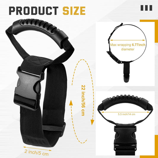 3 Pack 22 Inch Adjustable Extension Cord Organizer Holder with Handle Extension Cord Wrap Garage Hose Storage Hanger Straps for Men Workshop Garden Organization Storage Pool Boat Rv Cords, and Cables