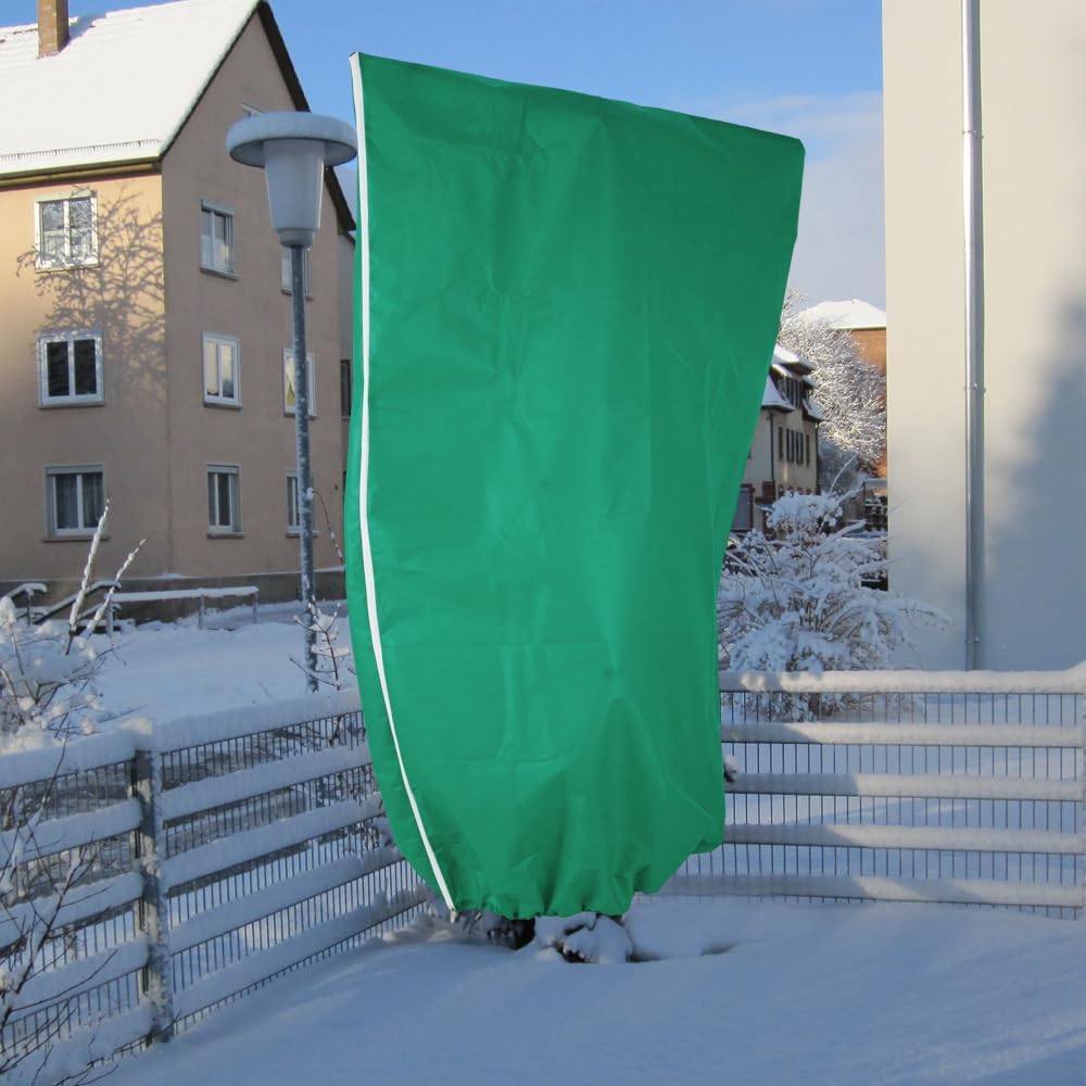 Plant Covers Freeze Protection 2 Packs 31.5" W X 47.2" H Thicker Large Outdoor Winter Frost Cloths Blankets with Zipper Drawstring, Reusable Garden Tree Cover Bags for Fruit Tree Shrub Potted