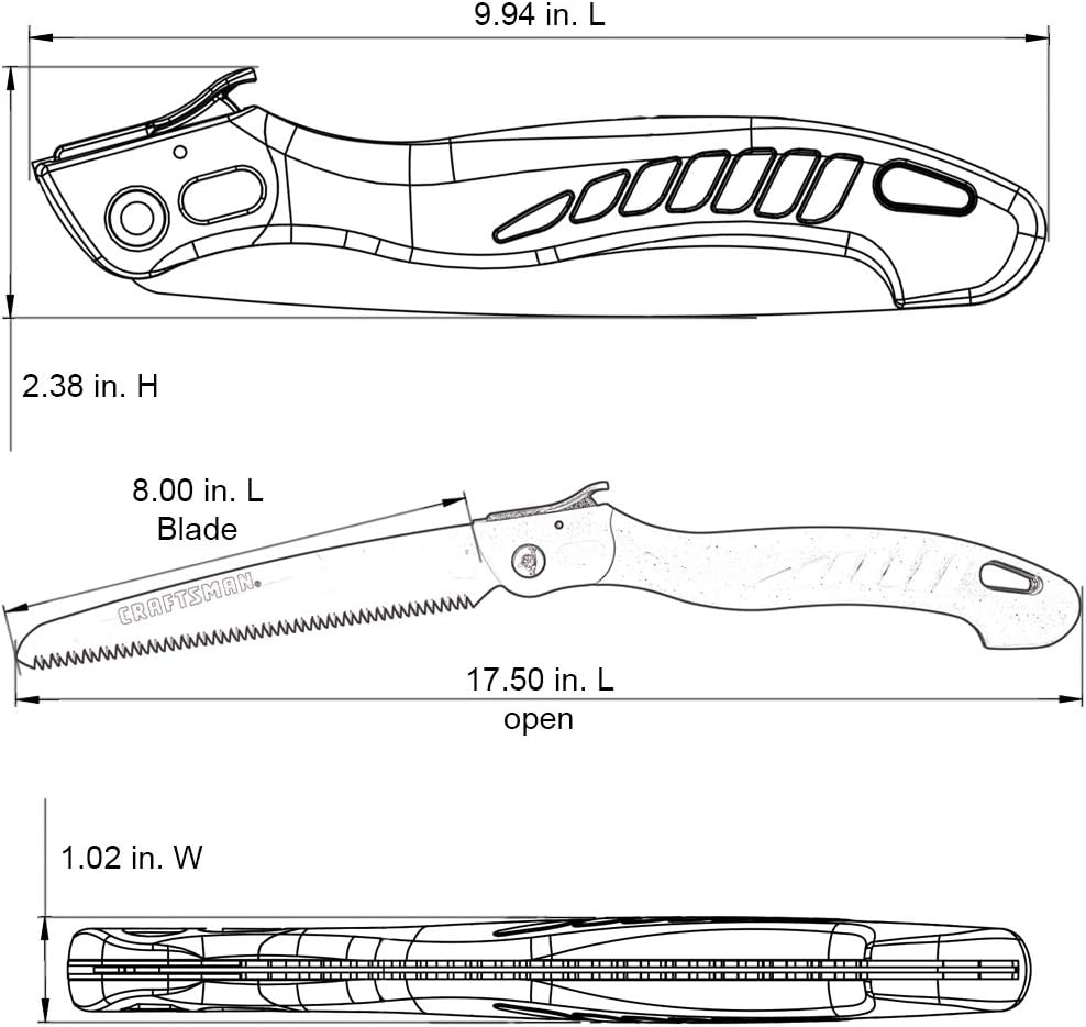CRAFTSMAN CMXMCBA0700 Bypass Pruning Shears Lightweight Steel, Black
