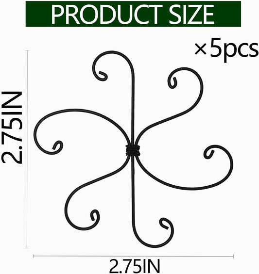 5PCS Monstera Plant Support Hook - 4.1 * 4.4IN Stem Holder