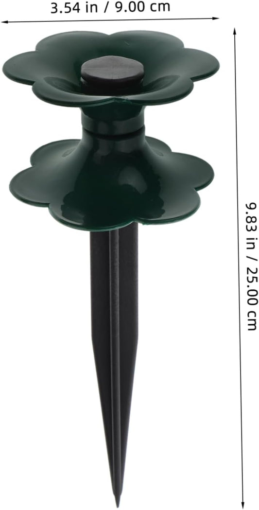 Garden Hose Guide Wheels 3 Pack Plastic Green for Plant Protection