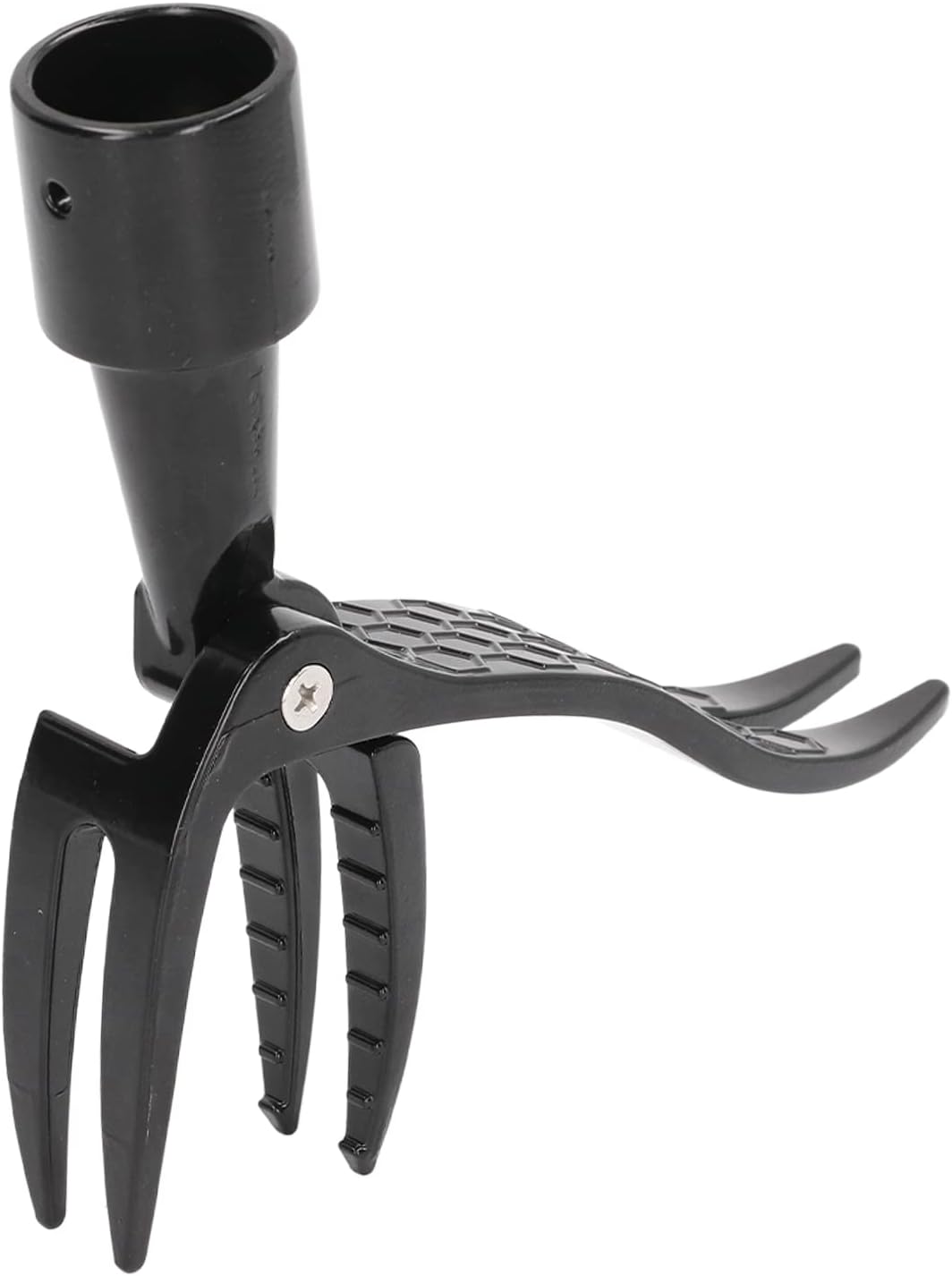 4 Claw Weed Puller Stand Up Weed Picker Tool Black Portable Weeding Head Tool