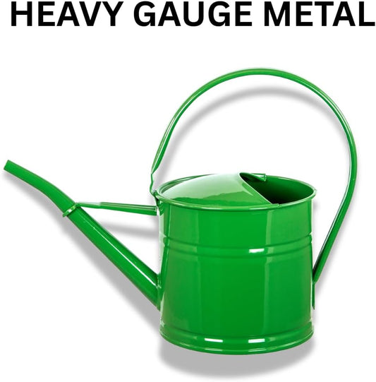 Metal Watering Can 1.5 Litre Green Water Can
