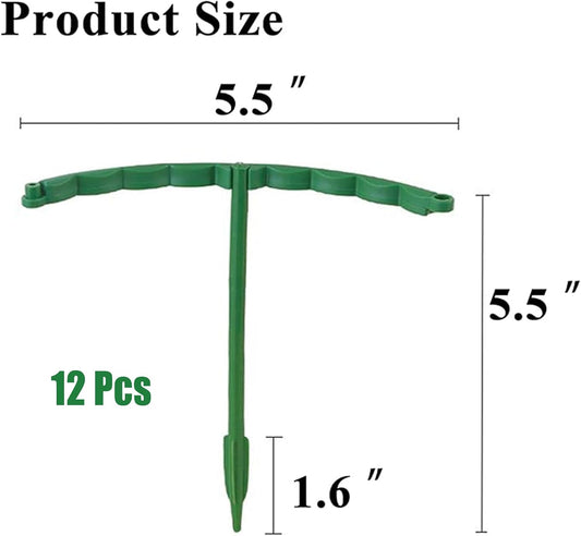 Small Plant Stakes, 12pcs Plant Support Stakes Small Tomato Cage