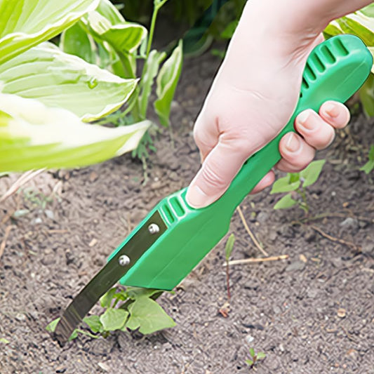 1 PCS Garden Bandit Hand Loop Weeder Tool, Iron Loop Design & Sharp Blades Manual Weeders Tool with UV-Resistant Plastic Handle for Weeding, Loosening, Planting Weeding Gardening Tools