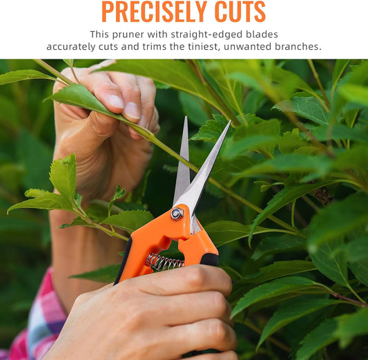 4 Pack Pruning Shears 6.5 Inch Stainless Steel Garden Scissors