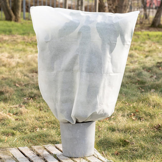 OwnGrown Plant Covers for Winter Protection : 2 Winter Plant Protection Cover for Garden Plants – 39x31in Translucent Plant Freeze Protection Cover – Plant Protection from Frost Frost Protection
