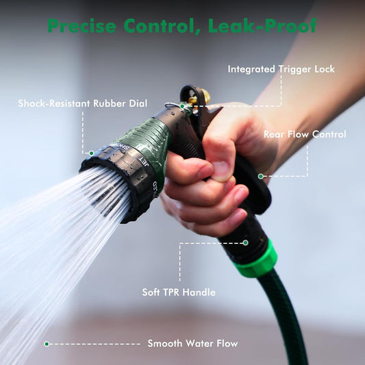 Garden Hose Nozzle Heavy Duty, Hose Spray Nozzle for Garden Hose