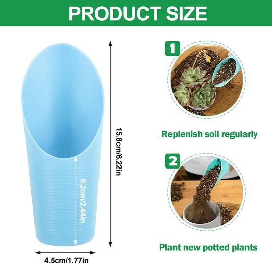 9 Pcs Bonsai Soil Scoops Plastic Garden Soil Scoops