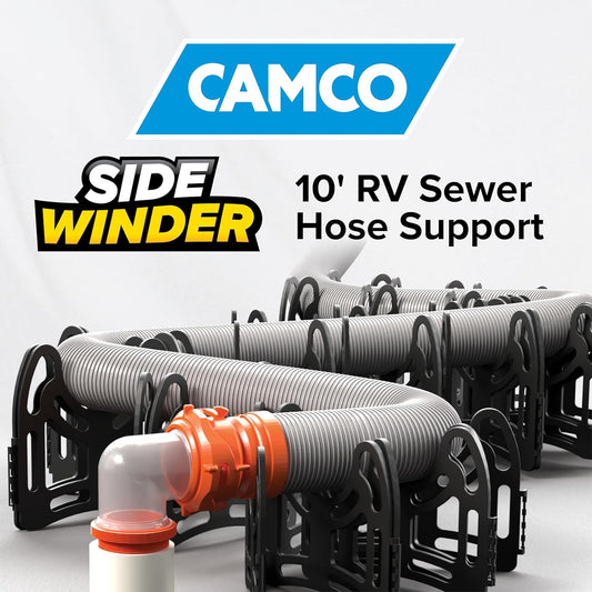 Sidewinder 10-Ft RV Sewer Hose Support w/ Carry Handle