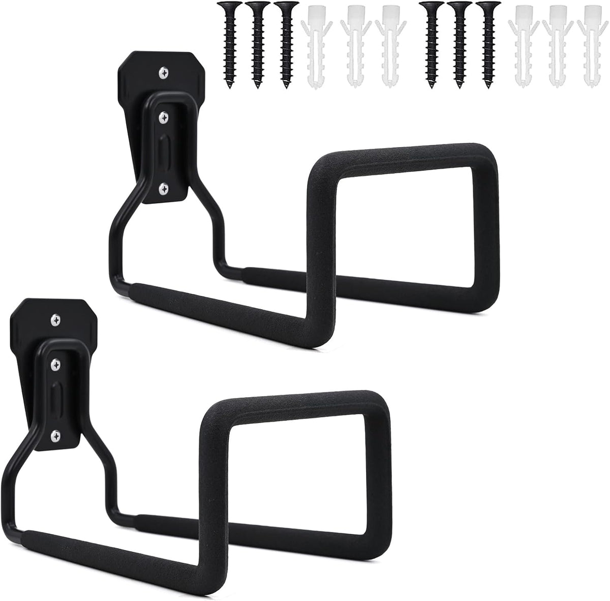 Garden Hose Holder - Hose Hanger Wall Mount, Heavy Duty Water Hose Holder for Outdoor/Indoor Use in Yard, Metal Durable Hose Hooks, Ideal for Water Hose Storage