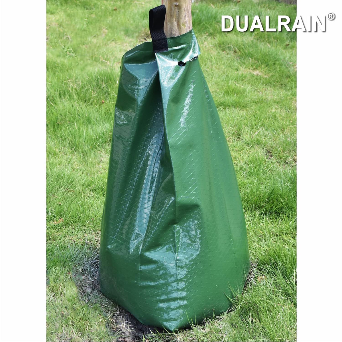 Slow Release PE Tree Watering Bag Ring Bladders Water Deep Automatic Drip Irrigation Drippers Root Waterer Globe Soaker for New Plant Trees Trunk 20 Gallon (1 Pack)