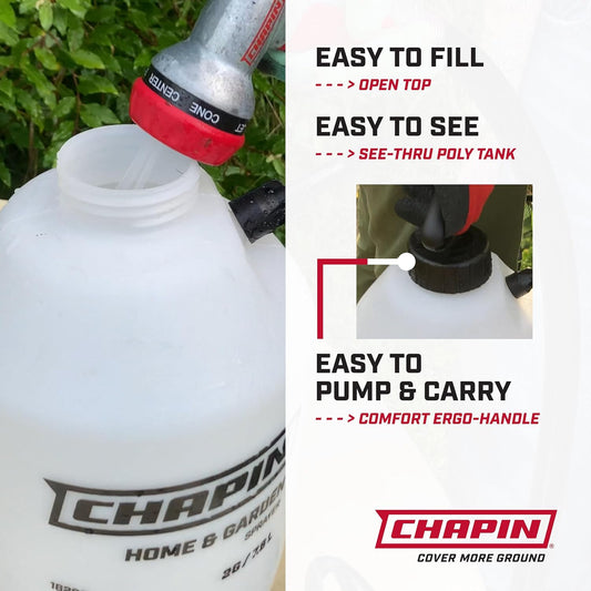 16200 2-Gallon Pump Sprayer for Lawn, Garden & Weed Control