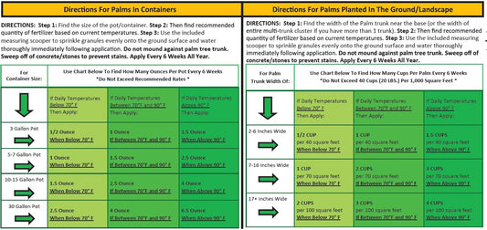 7 LB. ® - Dual Action Palm Tree Fertilizer with Free Measuring Scoop