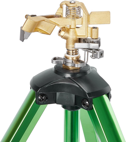 Impact Sprinkler on Tripod Base, 360° Coverage, 3/4in